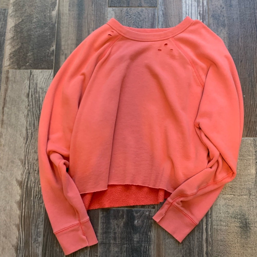 Aerie Orange/Red Crewneck